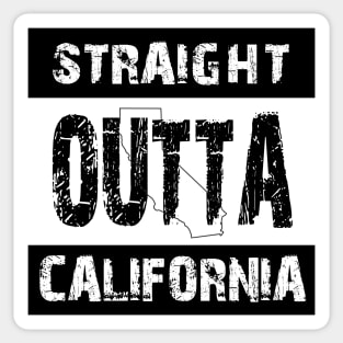 Straight Outta California Sticker